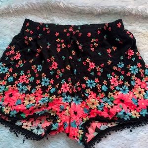 Cute Justice Shorts w/ Floral Print